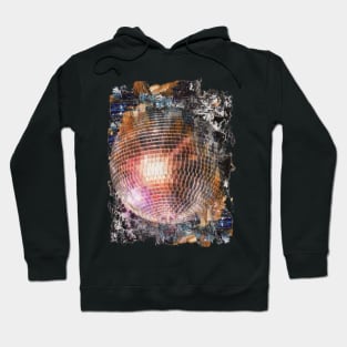 Disco ball art collage Hoodie